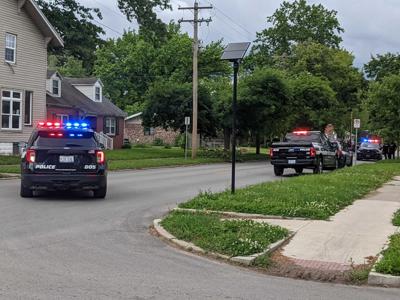 Heavy police presence on Oakland St.in Decatur