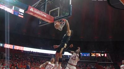 Edwards' career night propels Purdue past Illinois in home finale