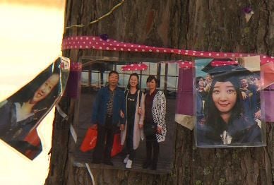 Garden work continues in missing student's memory