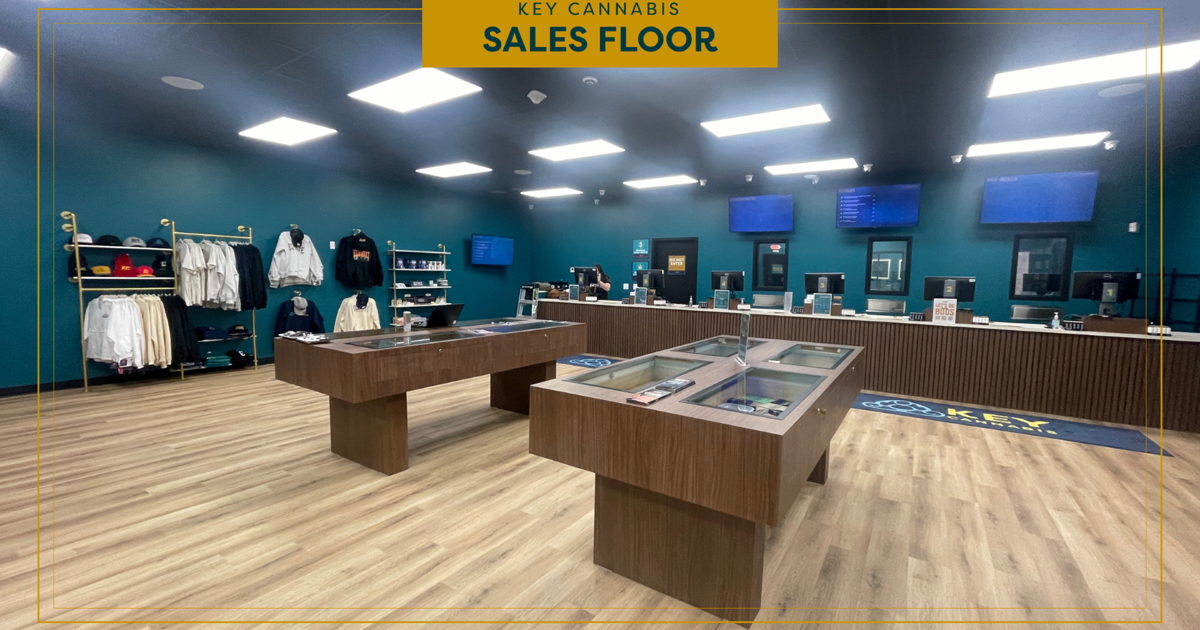 Key Cannabis Dispensary sales floor
