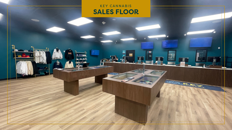 Key Cannabis Dispensary sales floor