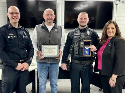 Springfield officer and rail employee both honored for life-saving efforts