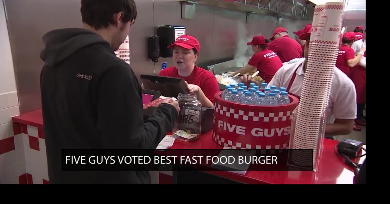 Five Guys voted best fast food burger