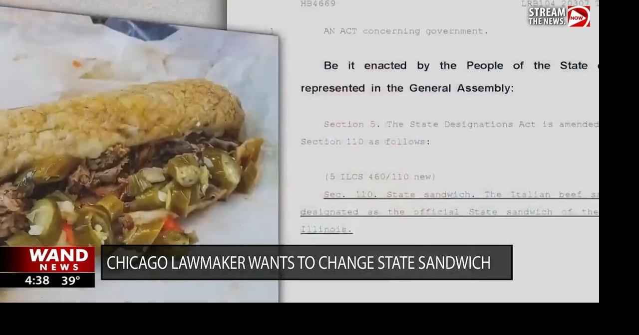 Where's the beef? Chicago lawmaker files bill to make Italian beef official state sandwich