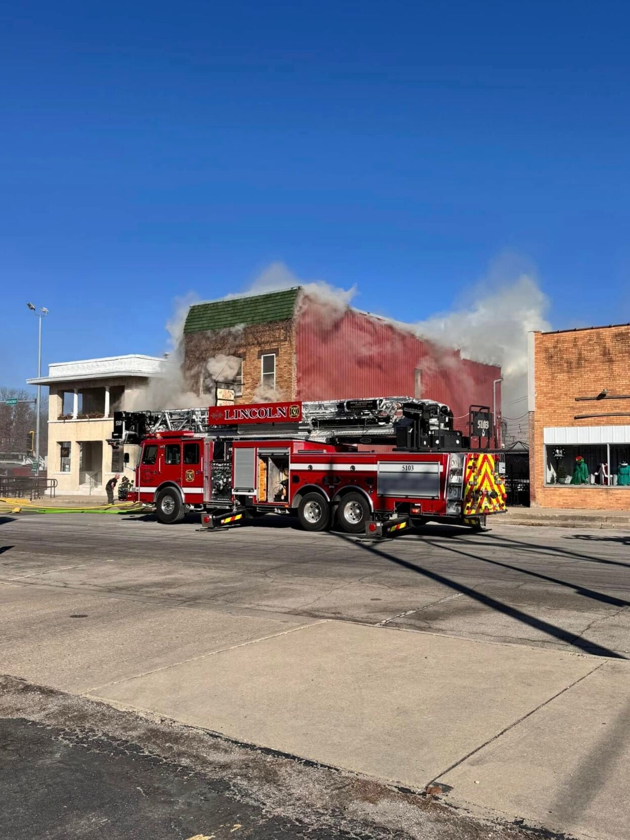 Fire at Idle Hour Inn on December 8, 2024