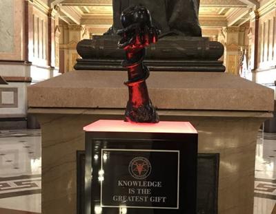 Satanic Temple sculpture