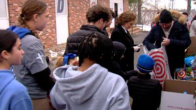 Our Lady of Lourdes students spirit of giving 2025