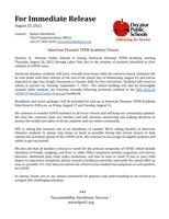 American Dreamer STEM Academy closure press release