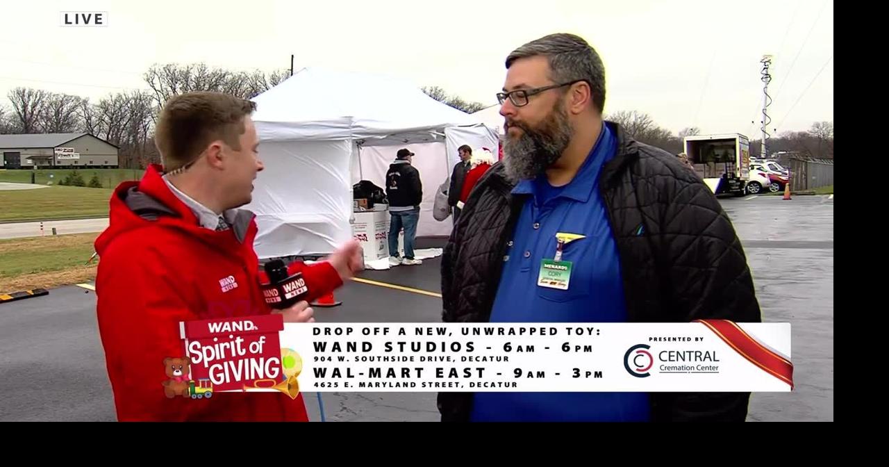 WAND interviews Menards during Spirit of Giving Videos