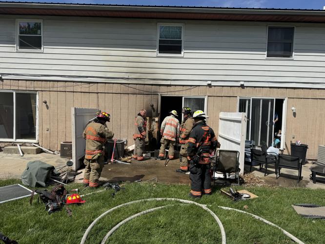Fire in the 300 block of North Oak St. in Effingham