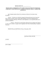 Decatur 12/7 resolution - ladder truck purchase