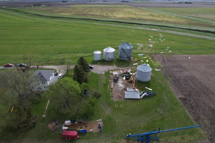Storm damage in Latham on 4/19/24