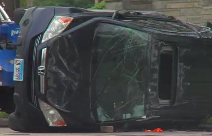 Oakland Ravina Park crash 2