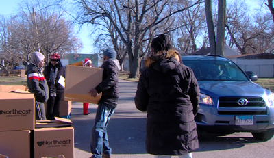 Drive-By Food Drive helps community members ahead of Christmas