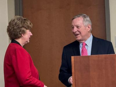 Sen. Dick Durbin meets with hospital executives