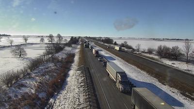 Traffic camera on Interstate 57 near Tolono