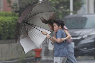 Taiwan Extreme Weather Asia Storms