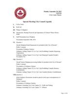 9/30/19 Decatur City Council meeting agenda