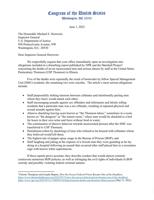 DOJ letter - USP Thomson