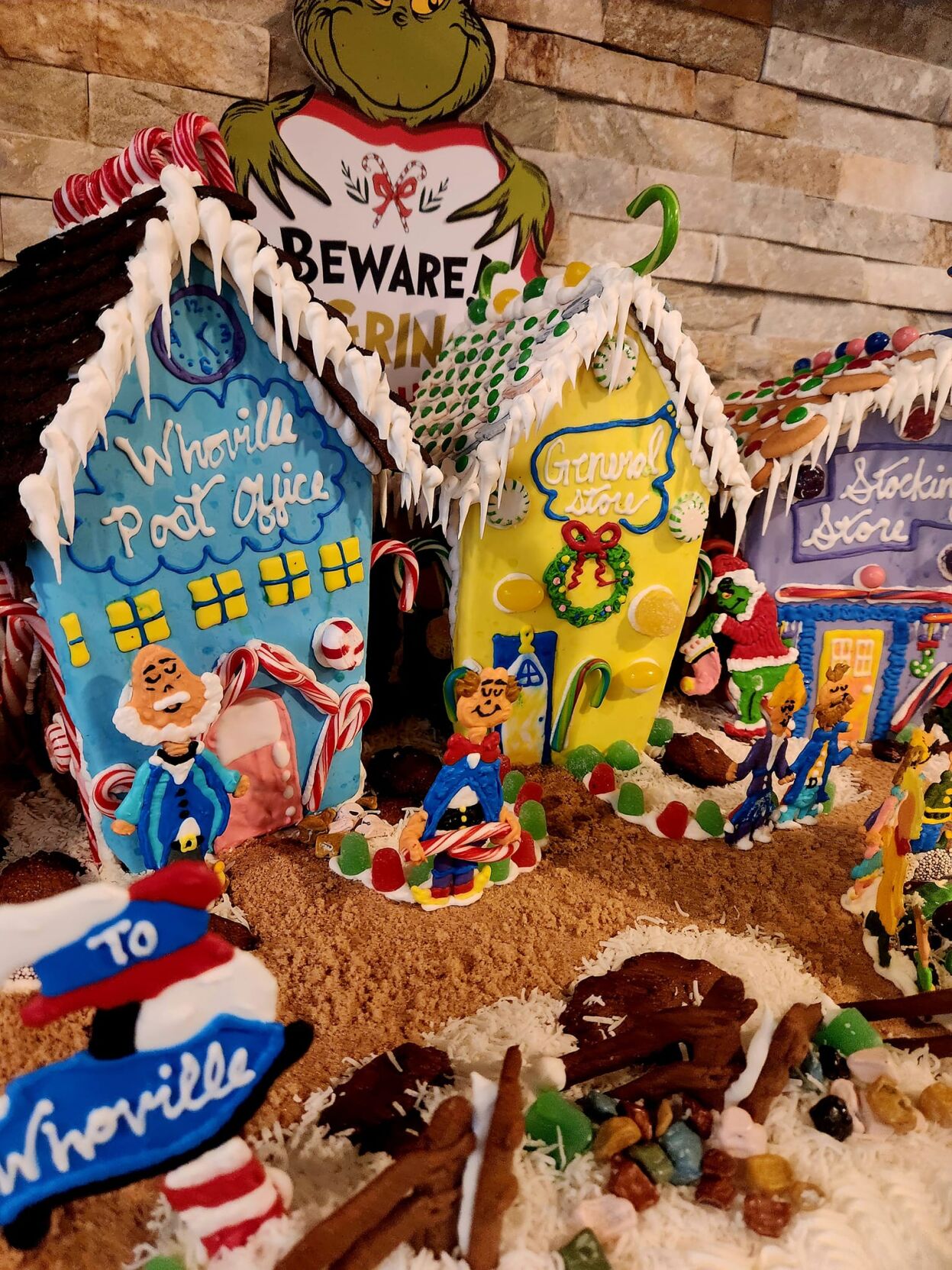Gingerbread 'Who-ville' town on display at Country Club of Decatur