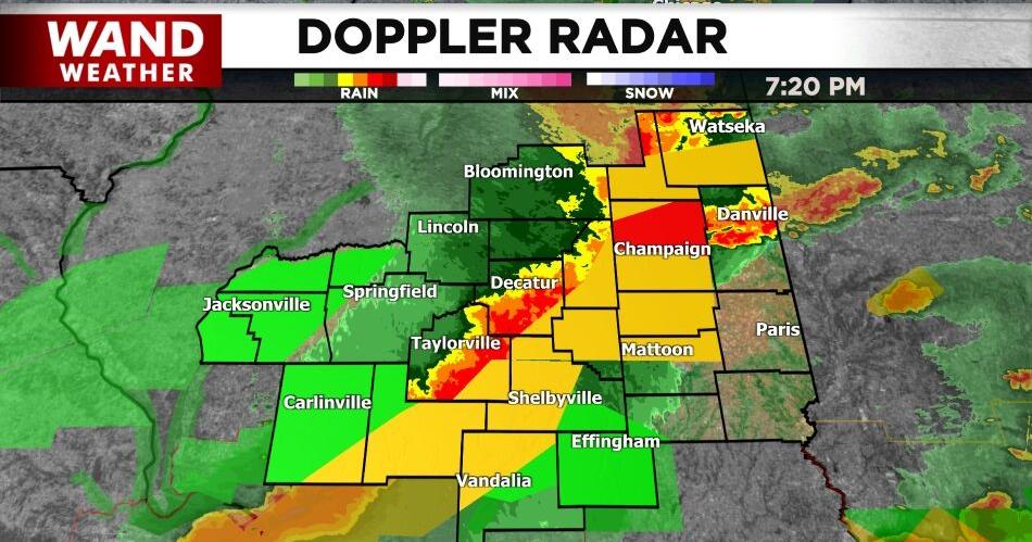 Tornado Warning issued in parts of IL amid strong storms | Weather Blog