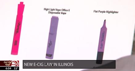 Illinois banning vapes resembling school supplies, online sales for customers under 21 | News | wandtv.com Illinois banning vapes resembling school supplies, online sales for customers under 21 | News | wandtv.com