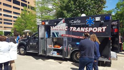 Carle unveils new pediatric ambulance