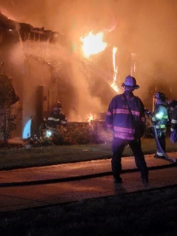 N. Country Club Meadows Ct. fire