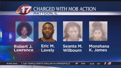 Four charged with mob action in Mattoon