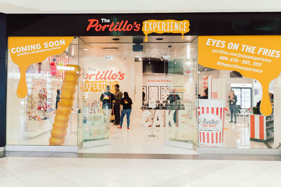 Woodfield Mall Opens Up New Portillo S Pop Up Shop Top Stories Wandtv Com