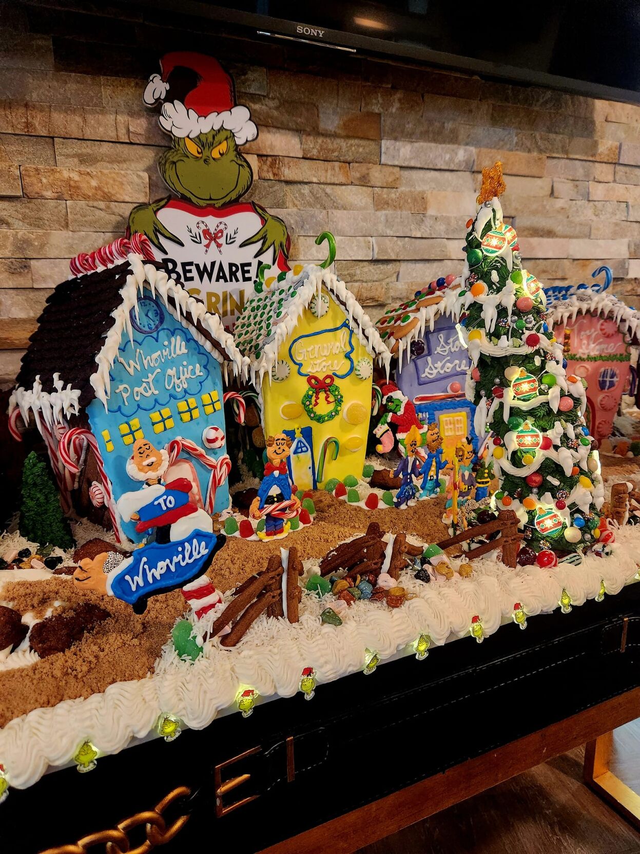Gingerbread 'Who-ville' town on display at Country Club of Decatur