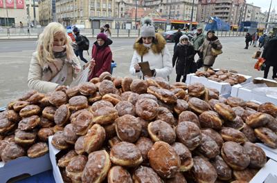 APTOPIX Poland Carnival Fat Thursday