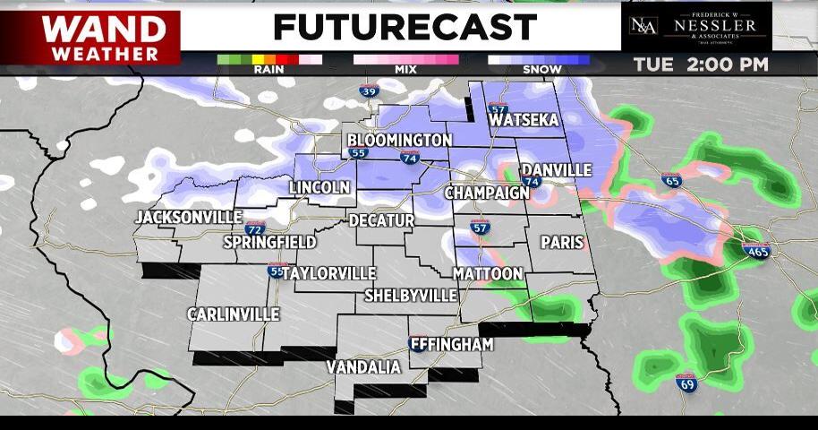 Snow and cold air settle across Central Illinois |  Main stories