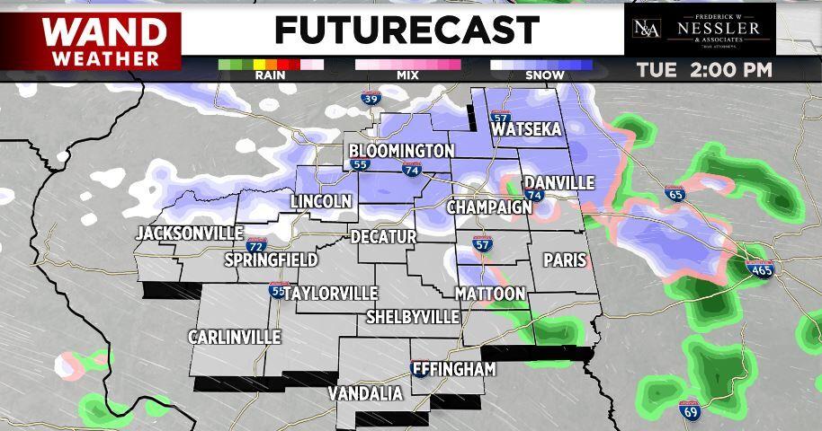 Snow and cold air settles in across Central Illinois | Top Stories ...