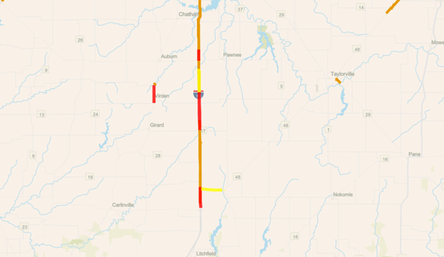 Divernon Crash - Map
