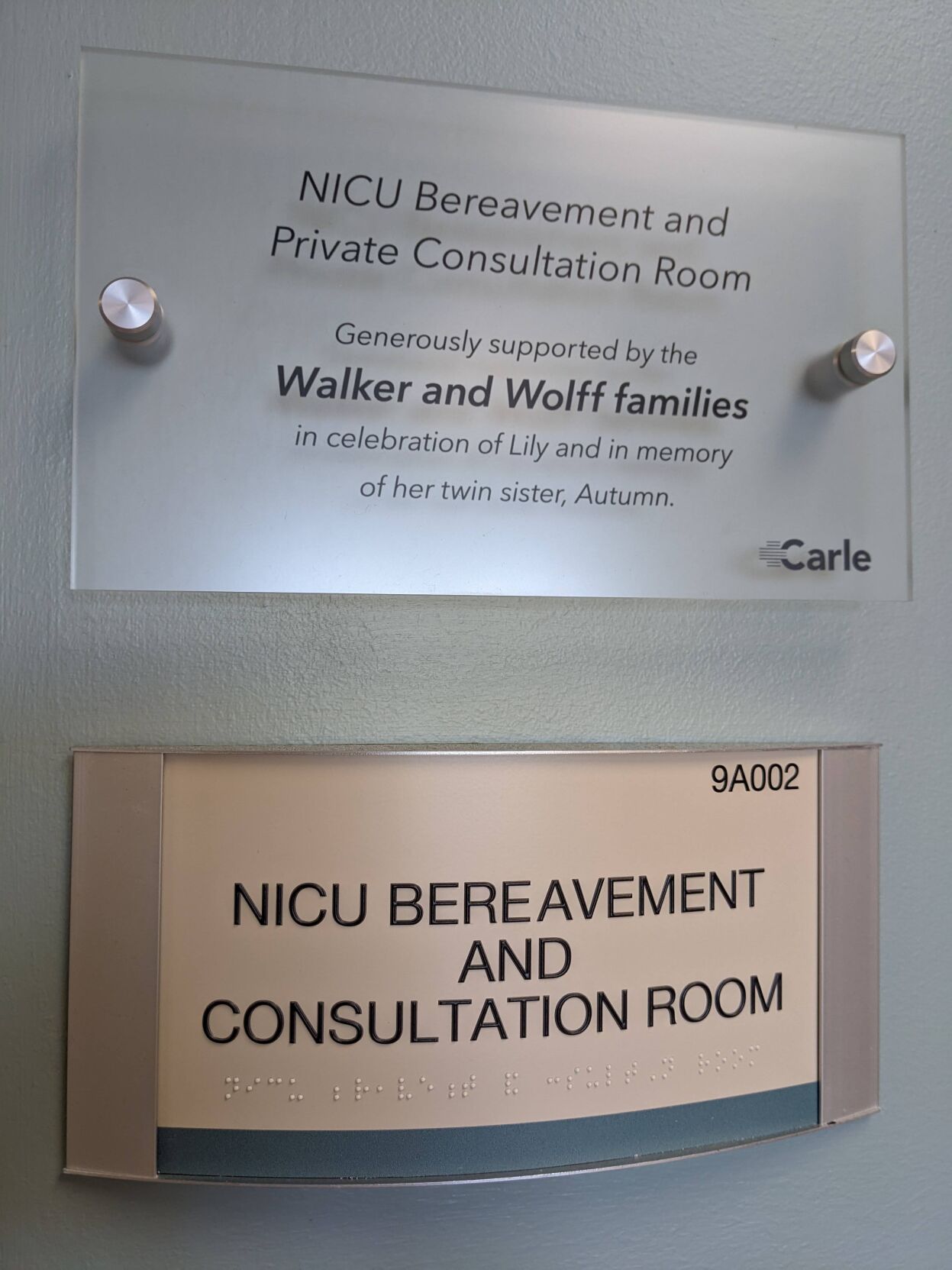 Families donate to Carle Philanthropy to bring NICU bereavement room ...