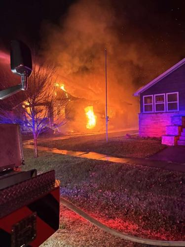 Early morning house fire in Effingham on 11/23/2024