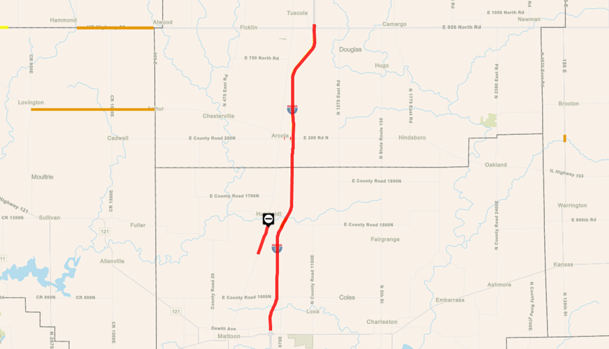 I-57 Crash near Tuscola