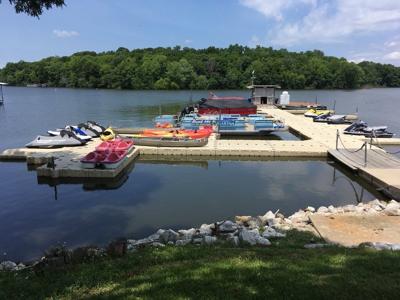 Warnings against swimming in marinas