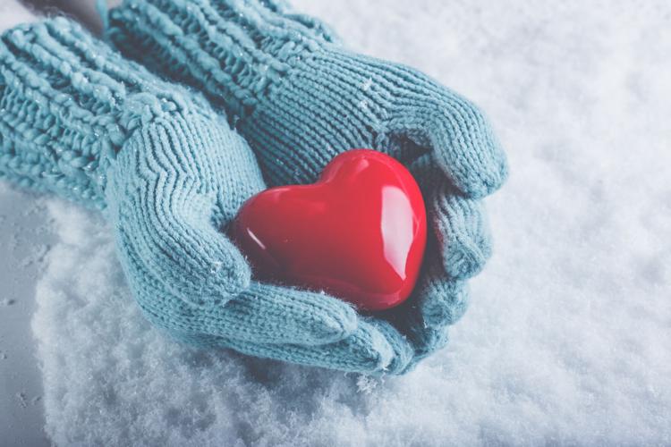 Gloves, heart