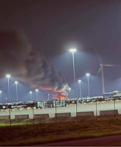 Normal Rivian plant EV fire