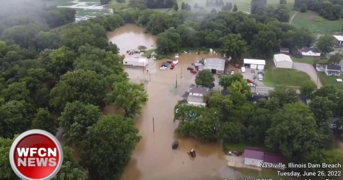 Secondary reservoir dam breaches in Nashville, Illinois Top Stories Secondary reservoir dam breaches in Nashville, Illinois Top Stories