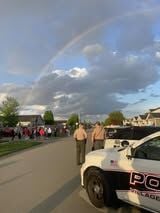 Chatham First Responders and community welcome home crash victim from the hospital