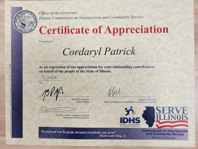 Certificate from the Governor