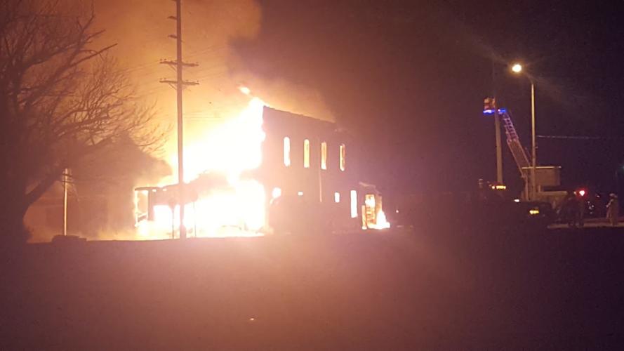 Brewing company leveled by fire