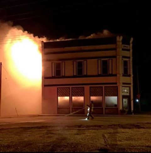 Brewing company leveled by fire