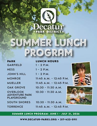 Decatur summer lunch program 2026
