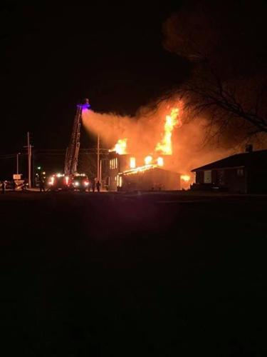 Brewing company leveled by fire