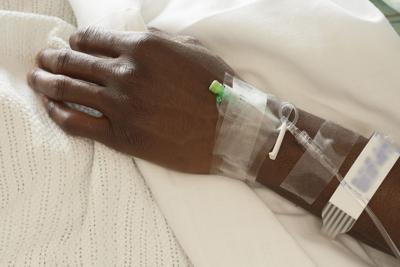 Patient in hospital, illness