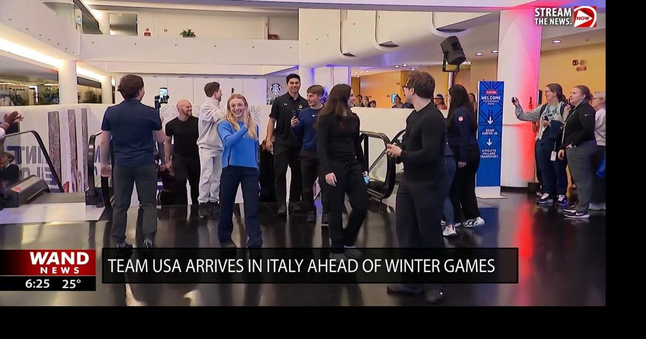 Team USA arrives in Italy for Olympic winter games